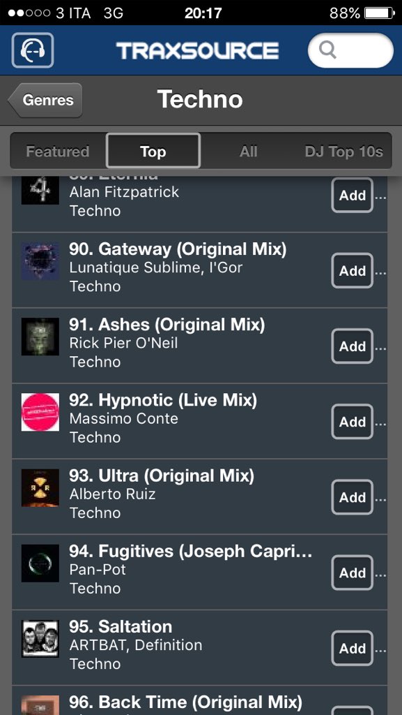 Hi Guys!
Massimo Conte - Hypnotic (Live Mix)
#IndeependenceRecordings
Re-Entry on #Traxsource Top100 Techno #92