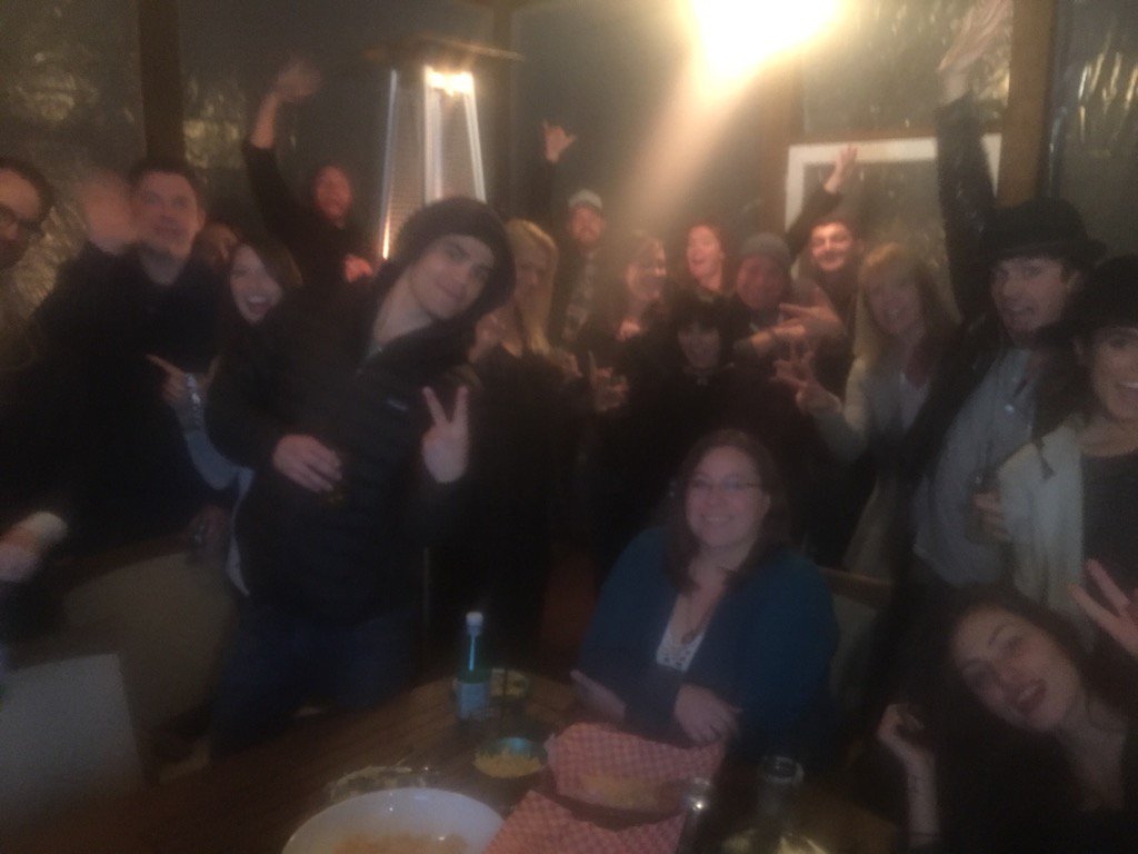 julieplec's tweet photo. Crew Super Bowl Party slash Tony Griffin 40th Birthday. https://t.co/FC5DGSLaOJ