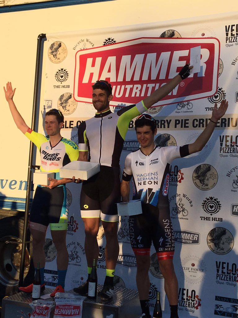 cyclingdevelopm's tweet photo. .@Eamon_Lucas opens the 2016 account for @astellascycling with the big W in California! @pactimo https://t.co/VruHzHq4zt