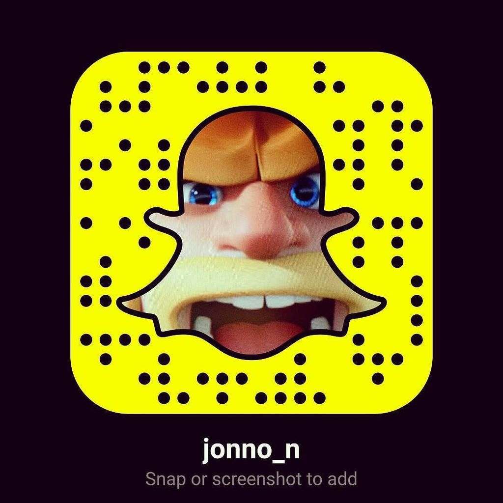 JonnoPlaysCoC's tweet photo. Add me fam 🙈👯
-
#snapcode #snapchat #snapclash #clashofclans #CoC #clashedit #clashart #CoCEdit #clashfanart #clash… https://t.co/UL2nlC8JN2