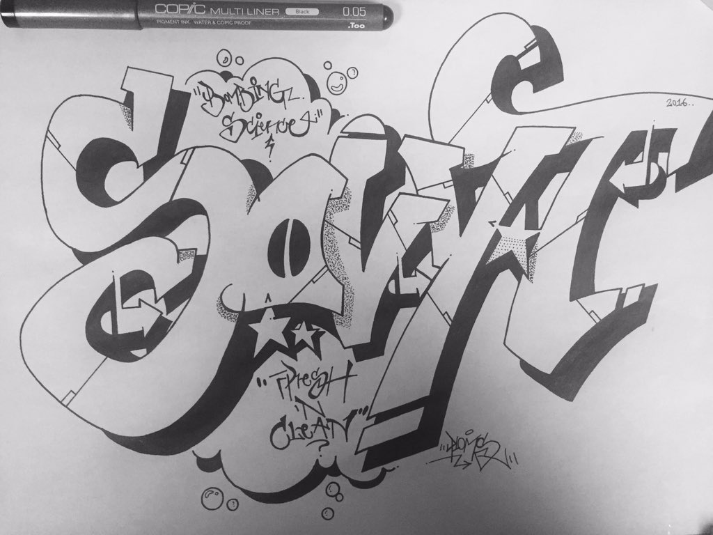 Plomsone's tweet photo. #sovyt #graff #sketch #markers #copic #multiliner #graffiti #plomsone https://t.co/6EdbXZqO4K
