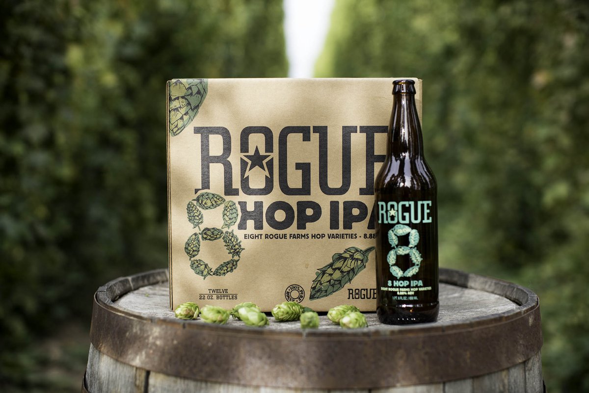 RogueAles's tweet photo. This deserves a victory dance. #8HopIPA #SuperBowl https://t.co/zw8P3QyzpE