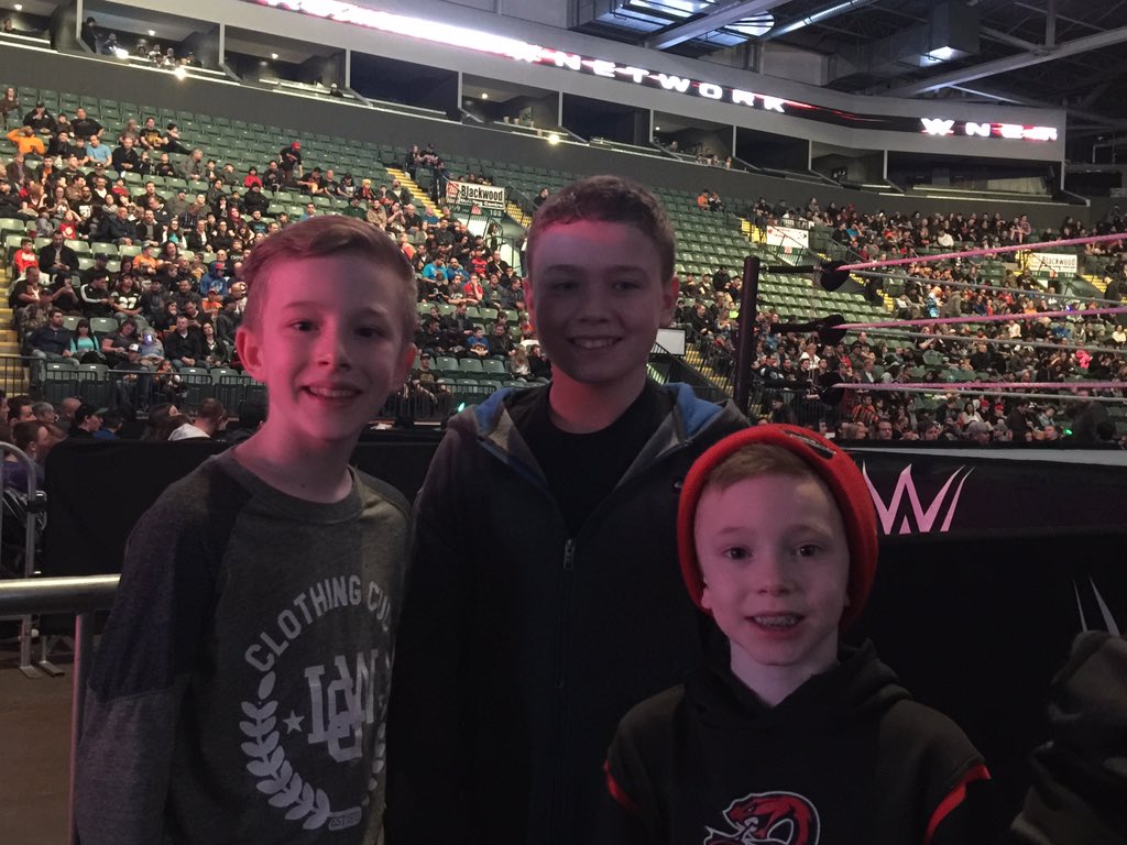 leonhawkins's tweet photo. Bring it on! #WWEAbbotsford #wwelivenetwork https://t.co/N9vg5FRLIU