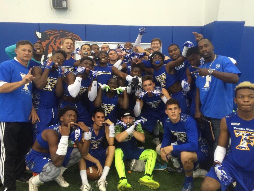 7v7Network's tweet photo. @TeamFlorida7on7 is first team to qualify for AAU Junior Olympic Games #Pylon7v7 https://t.co/E9pukXmwna