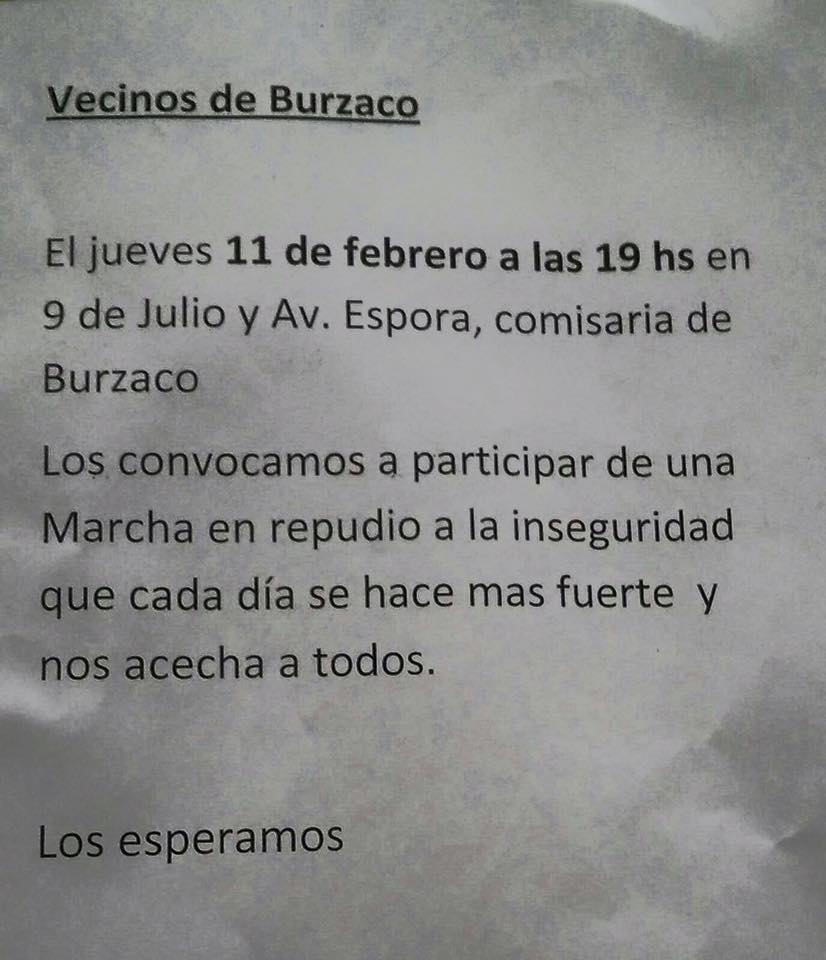 VecinosZona38's tweet photo. Reunion masiva frente a la comisaría de Burzaco, juntos somos mas!!!
#AdrogueReclamaSeguridad https://t.co/7K1TtV6KrJ
