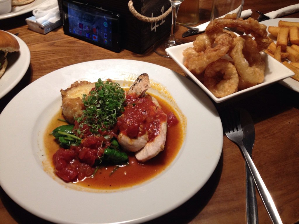 Such a tasty meal at <a href="/OldMarketHouse/">The Old Market House</a> #stuffed