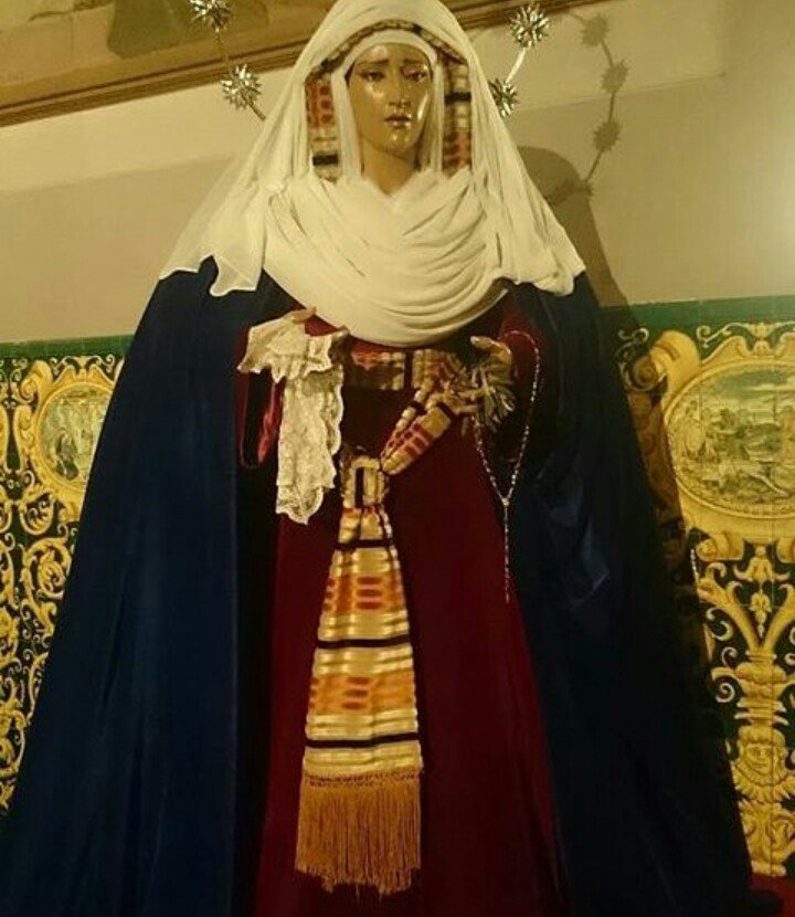 ElPatillasDeJae's tweet photo. Maria Santísima de los Desamparados vestida para el tiempo de cuaresma https://t.co/UVGGr6z2Bf