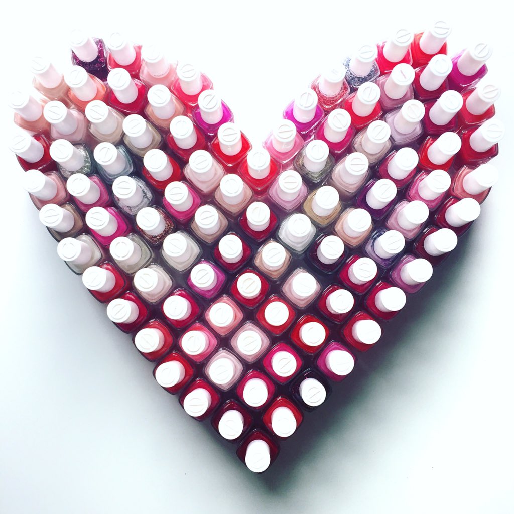 EssieFan's tweet photo. Pre-planning my @essie Valentine's Day mani. 💗💓💞💕💗💓💞💕💗💓💞💕💗💗💓💞💕 https://t.co/HrLmQo6lqk