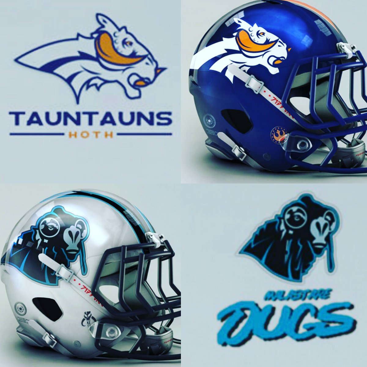 RCFchannel's tweet photo. Ist that time again; who's your team!? #starwars #superbowl #tauntauns #dugs #SuperBowlSunday #thiswouldbebetter https://t.co/5Q6mAxqSCI