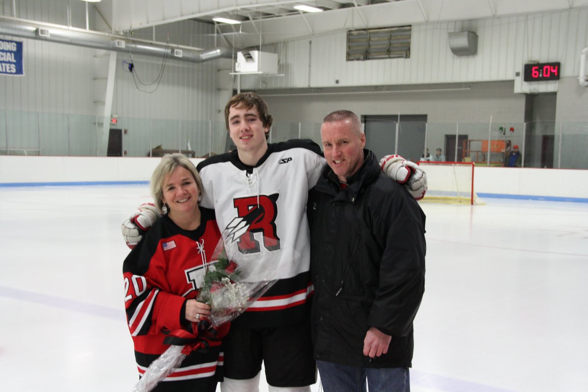 deztrain's tweet photo. Reading Hockey Senior Night.  What a great group of boys!  (continued)
@RMHSHockey1 https://t.co/WkKJ4i2yRU