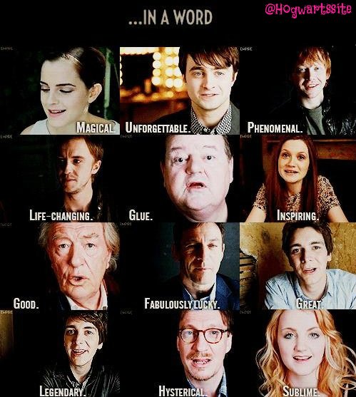 Hogwartssite's tweet photo. Hᴀʀʀʏ Pᴏᴛᴛᴇʀ en una palabra https://t.co/8aYqFo37uE