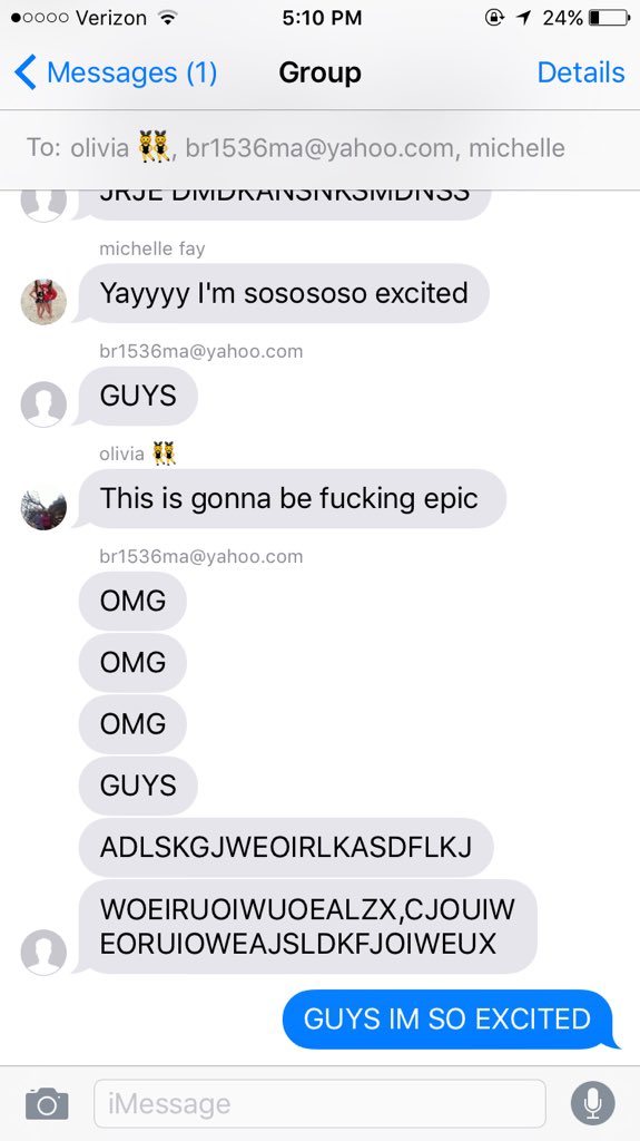 courttfay's tweet photo. WE'RE GOING TO BARCELONA!!!! Can you tell we're excited? @bryn193 @michellefayy @oliviafay22 https://t.co/4BMAgOOlSG