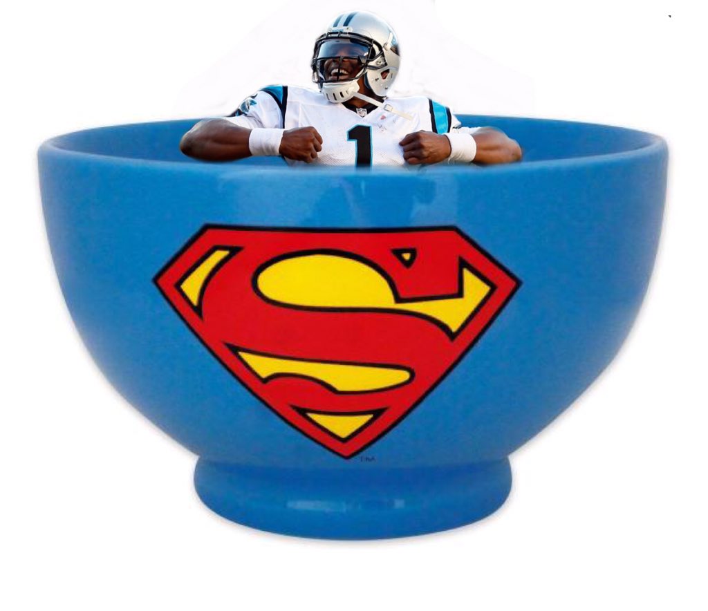 SupermanTweets's tweet photo. What is my #SuperBowl prediction?

My #MostValuableFan will own it. 

🏉1️⃣🏆

#SuperBowlSunday @CameronNewton https://t.co/Y4yNCCuZlm