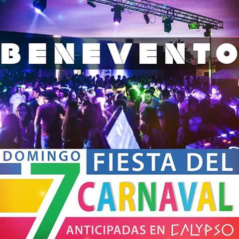Ealvar17's tweet photo. HOY Conseguí en Calypso tu anticipada para #BeneventoEsCarnaval
Anticipadas $50 En puerta $80
Ingreso hasta 2.30hs https://t.co/GxBHPzDDaH