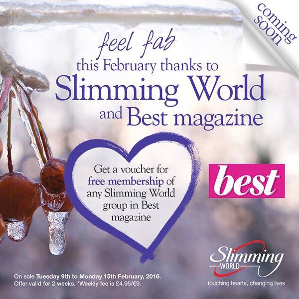 ClaireLDutton's tweet image. Free membership in @BestMagDaily on Tuesday for @SlimmingWorld #llandudnojunction #loseweight