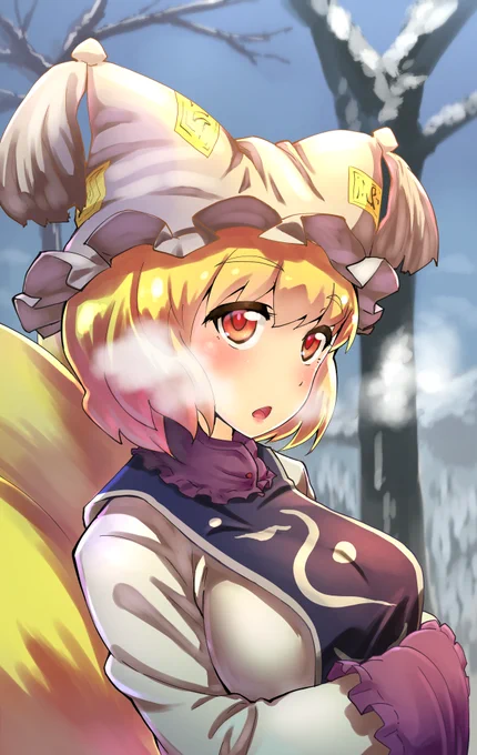 「今日は寒いなぁ…」 | しや #pixiv https://t.co/qv5f2u1mnh 