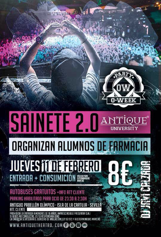 UPOfiestas's tweet photo. Sainete 2.0 en Antique Theatro!! Entradas muy limitadas!!! 607224711 https://t.co/kU7E5wL5gt