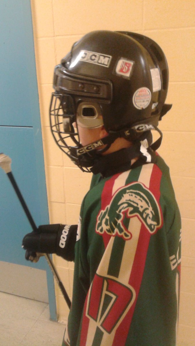 slirpie's tweet photo. @HanoverBarons Looking at his helmet I know who he will be cheering for this Tuesday night!#Beesarehot https://t.co/ol3M7UP19r