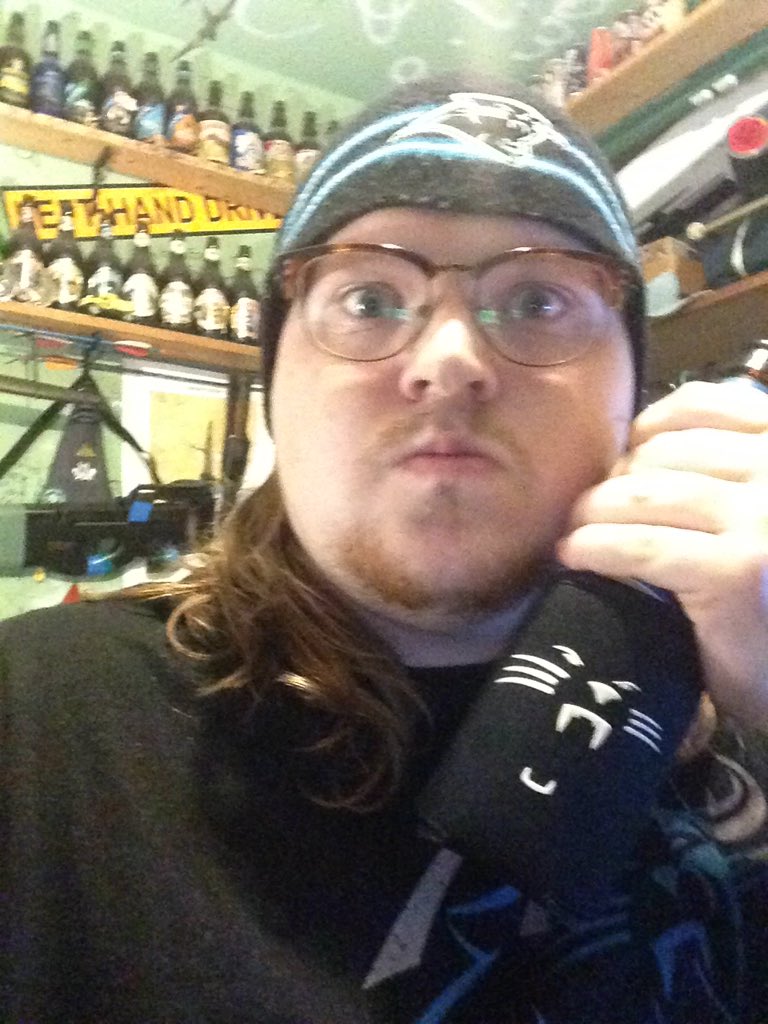 SamuelStJFisher's tweet photo. @Panthers I'm ready, My beer is ready #GoPanthers #KeepPounding #Superbowl50 https://t.co/cNGtv0JUPx
