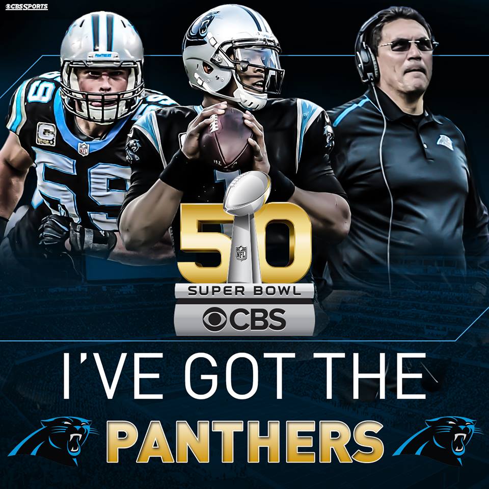 NFLonCBS's tweet image. Retweet if the @Panthers will #KeepPounding to a Super Bowl title.