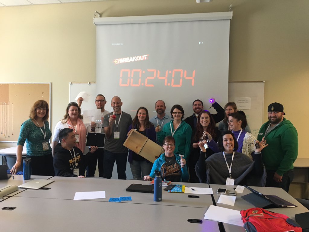Seriously... How did this happen?! #breakoutedu #gafesummit  24:04