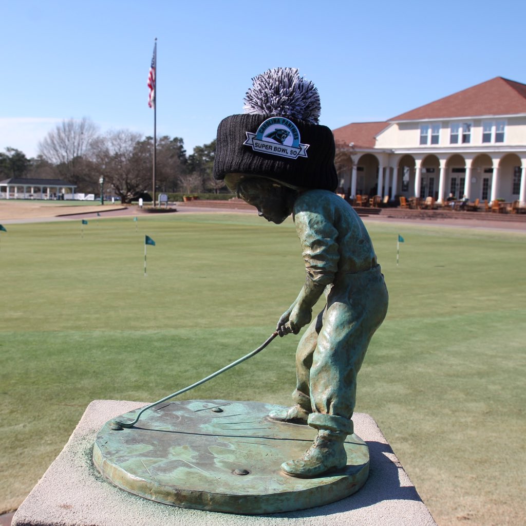 PinehurstResort's tweet photo. Let's go @Panthers! 

#KeepPounding  #KeepPutting https://t.co/OgZY3yd3t0