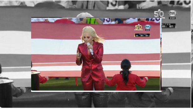 DAVIDROMEROVARA's tweet photo. VIDEO: Lady Gaga entona himno de EU en la previa del espectáculo del Súper Tazón  https://t.co/fYk4dPo0UY https://t.co/zJeBpT7n3A