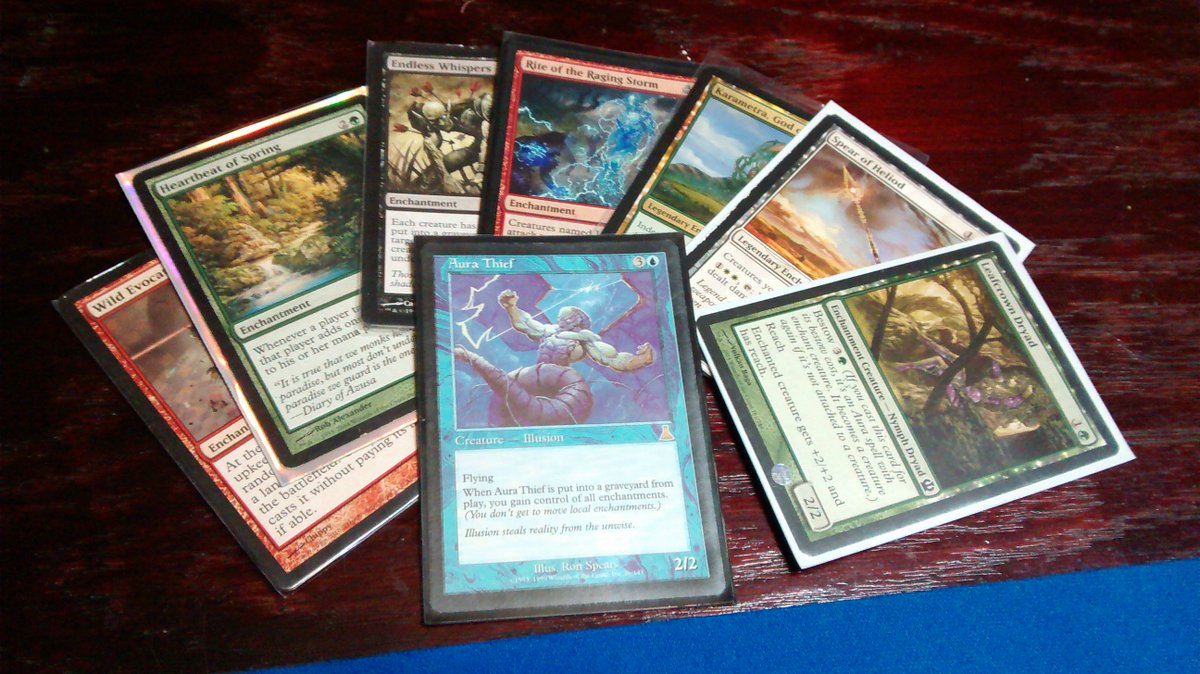 dodobirdlives's tweet photo. Aura Thief got that bubble booty! We hate to see him come but LOVE to see him leave!
#CMDR #MTG #EDH https://t.co/oFBoSyyD2Q