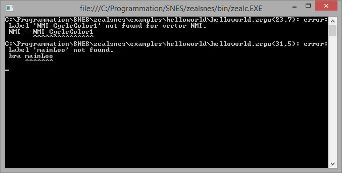zealsnes's tweet photo. Added support for semantic errors of what it is implemented so far. https://t.co/as2v9HlM6q