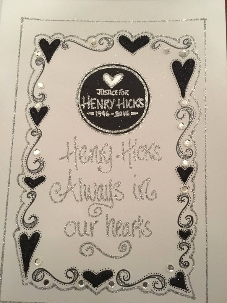 Thinking of the Hicks family Tuesday there beautiful son Henry would've been 20 <a href="/Justiceforhenxx/">Justiceforhenry</a> they deserve truth