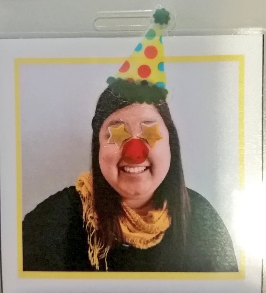 crazybenavente's tweet photo. New year, new me. #workbadge #childrensmuseum https://t.co/7WcabVtEhh