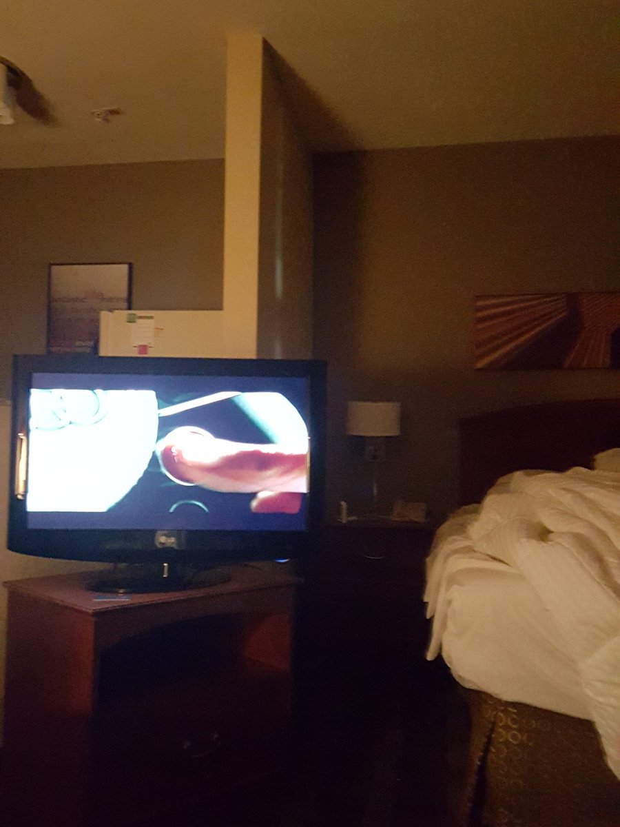 USIkpe2's tweet photo. Watching the #SuperBowl from my hotel room in Greenville South Carolina, on a 32in TV😥 #LifeofaTravelConsultant ✈ https://t.co/w9Rti4dG9v