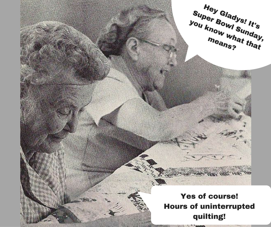 INTLTextiles's tweet image. #SuperBowl Sunday #Humor! Have a great Sunday! #quilting #sewing #DIY #fabric #sundayfunday