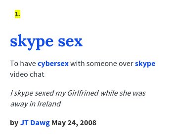 Urban Dictionary on X @idkpl skype sex To have cybersex with  