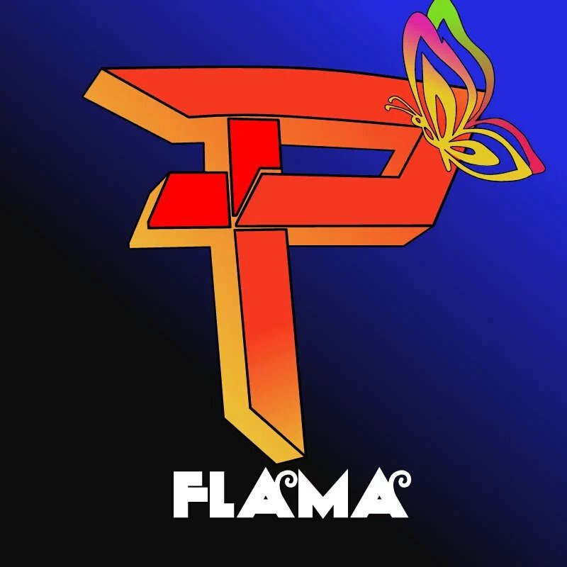 flama_the's tweet photo. My new logo made be Four :D!!! <3 
Thanks @Four_IVI @ProjectKnifing https://t.co/vsS0A3Cun0