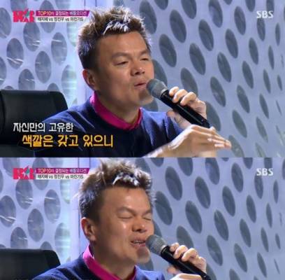 allkpop's tweet photo. Why does Yang Hyun Suk think J.Y. Park should quit his label and open an academy instead? https://t.co/UZh5i2IBfr https://t.co/psArA5s6mb