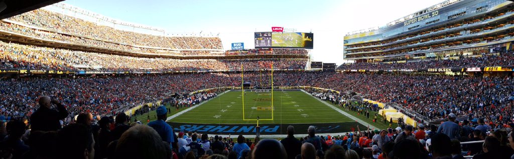 CBNSports's tweet photo. What a view! #SB50 #SuperBowl #SuperBowlSunday #PepsiHalftime #PuppyMonkeyBaby #KeepPounding #UnitedInOrange https://t.co/DNty5ndPl9