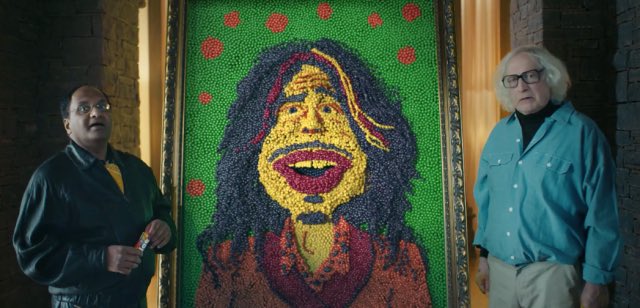 RapGenius's tweet image. And here's a @Skittles portrait of @IamStevenT 🤔🌈 #DreamOn #SuperBowlCommercials #SB50 genius.com/Aerosmith-drea…