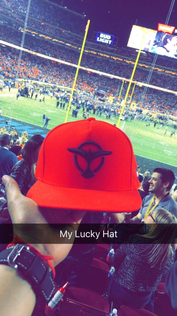 Brody_Rios1's tweet photo. SUPER BOWL CHAMPS... #SB50 #TeamTiësto All the way @tiesto https://t.co/cACzZUPW8r