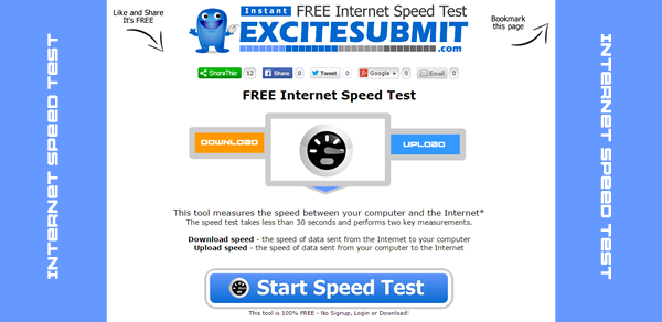 FREE Speed Test - This tool measures the speed between your computer...
speedtest.excitesubmit.com