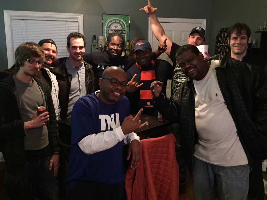 APDSolutionsCEO's tweet photo. Watching the Super Bowl with the crew. https://t.co/ClZNZErnYU