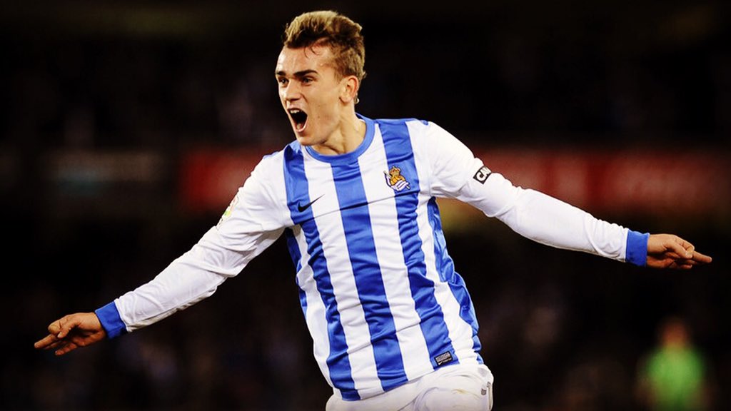 ftbl_throwbacks's tweet image. Antoine Griezmann playing for Real Sociedad - 2013.
#GriezmannThrowback