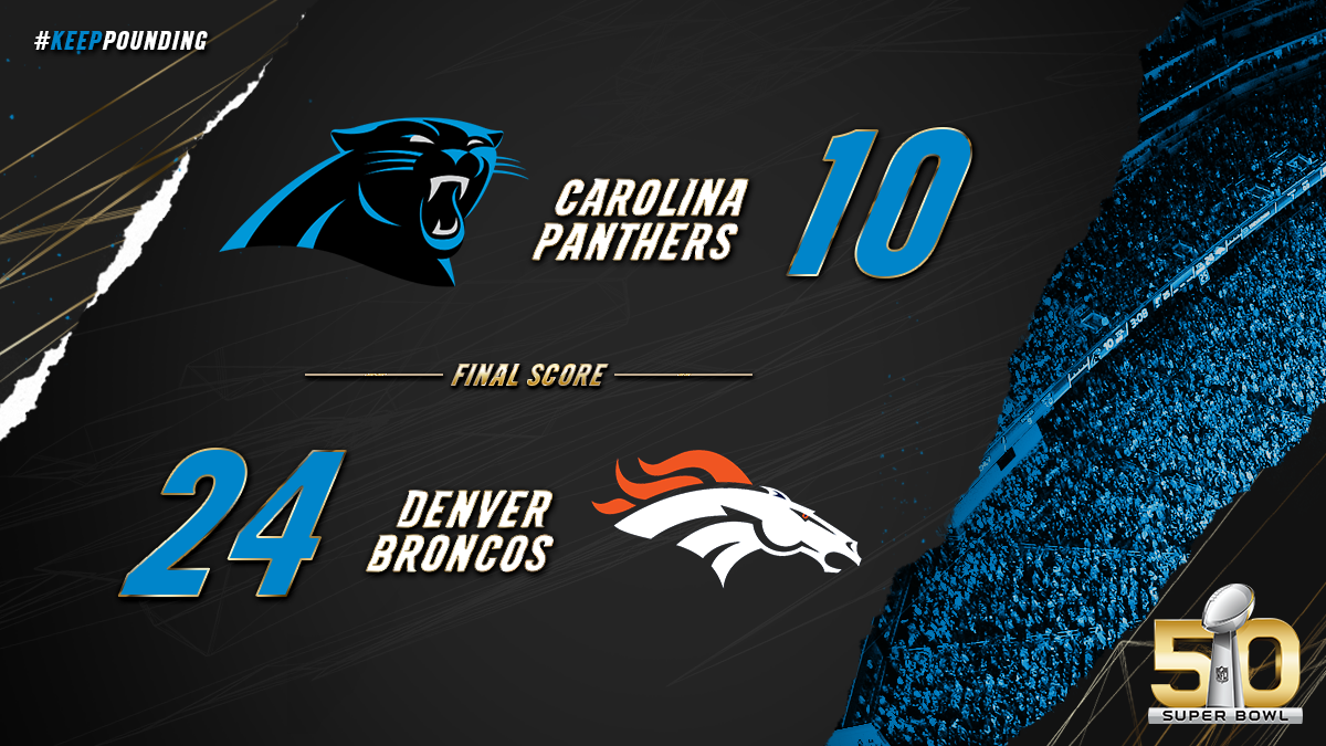 Panthers's tweet photo. We’ll be back even stronger next season. Thank you for being part of this #PantherNation. #KeepPounding https://t.co/7qcIbQZmfi