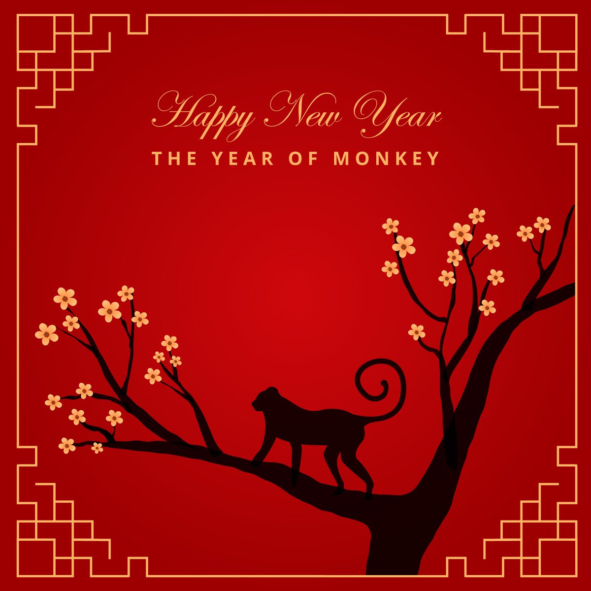 Wishing you a happy Chinese New Year! May the new year bring you good health and prosperity