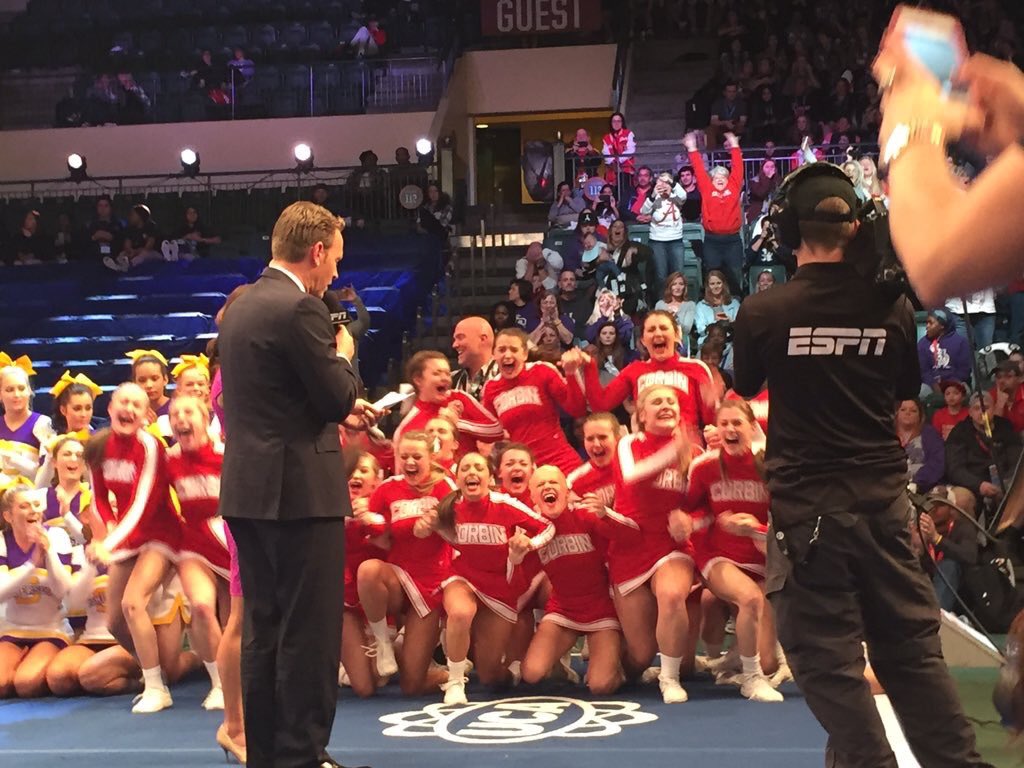 OneCorbin's tweet image. Your CHS cheerleaders are National Champs!!!!