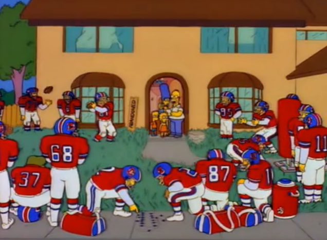 Gabrybagnoli's tweet photo. https://t.co/4ni5harNNF grandi denver broncos! Homer gli aveva snobbati ;) #SB50 #SuperBowl #SuperBowl50 https://t.co/6V2pESjk0L