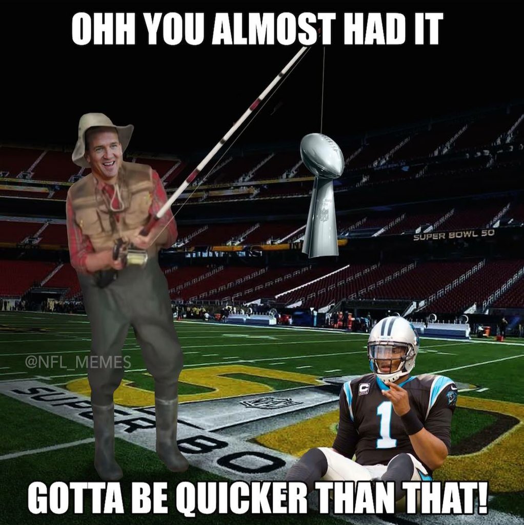 MissLian1's tweet photo. Sorry #Panthers ... You had a great season though!!! WTG #Broncos #superbowl50winners https://t.co/m9F1BlgCrr