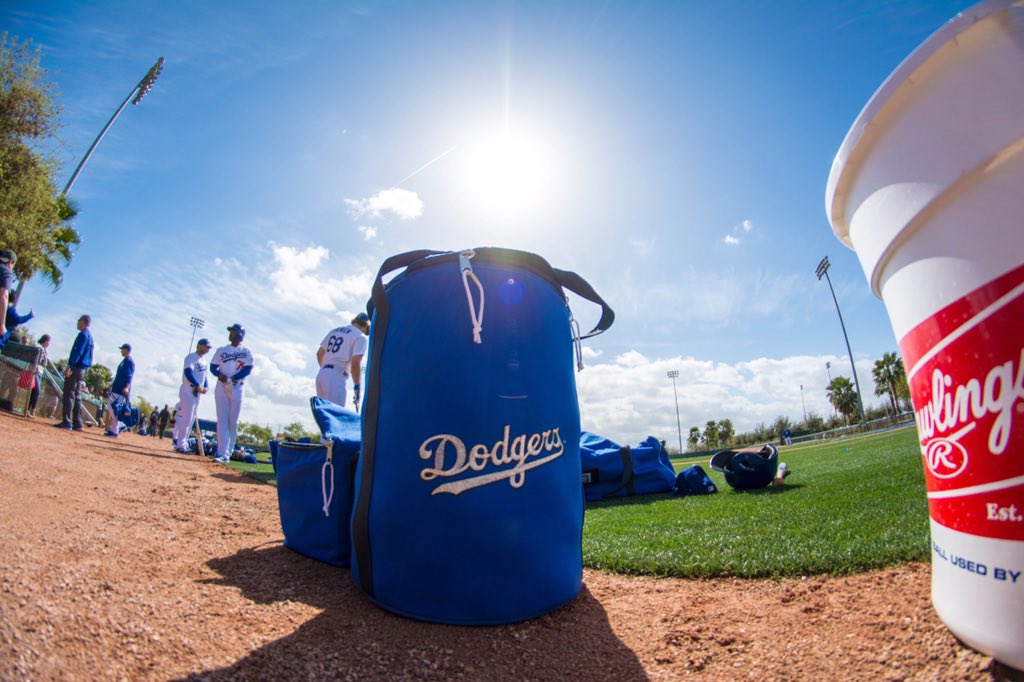 Dodgers's tweet photo. Getting closer... #HurryUpBaseball https://t.co/UqVoY3zymh