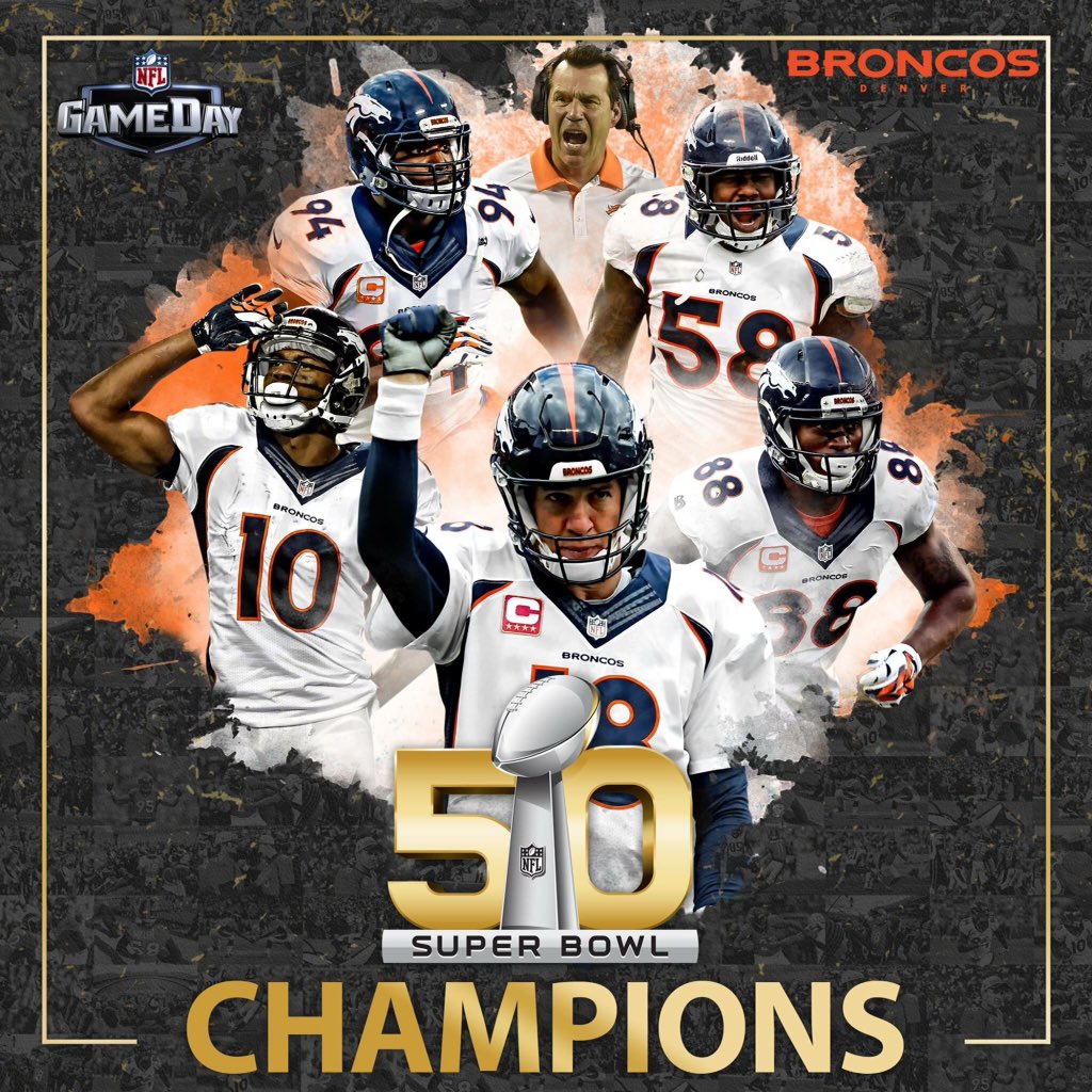 MissLian1's tweet photo. #WTG #SuperBroncos #SB50 Congrats to All the #Broncos #PeytonManning and #VonMiller #MVP EXCELLENT SEASON!!! https://t.co/XdE0kpJxcn