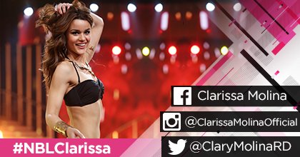 NuestraBelleza's tweet photo. Annnddd she is back! @ClaryMolinaRD is the second participant announced for #NBLVIP. It is heating up people ! 🔥🔥 https://t.co/tZWkKJhdZ8